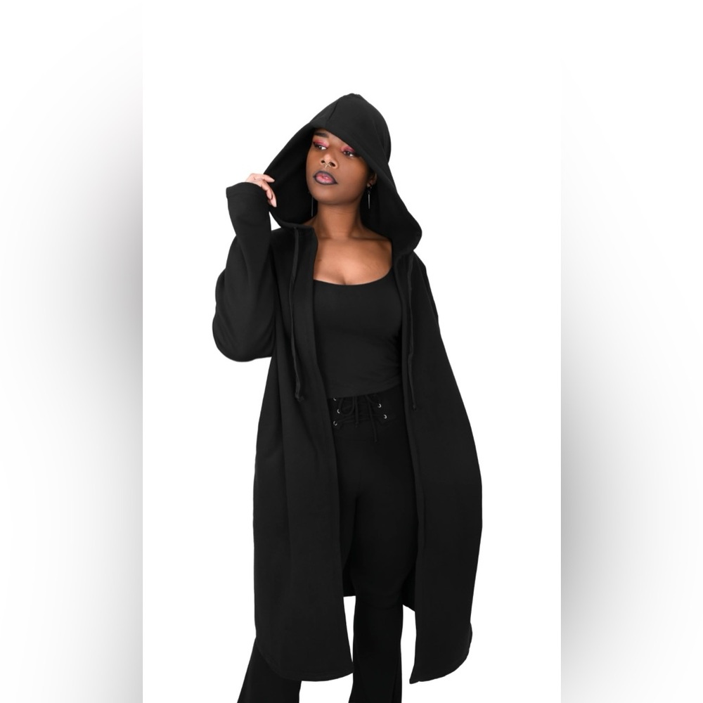 Women's Black Hoodie Sweatshirt